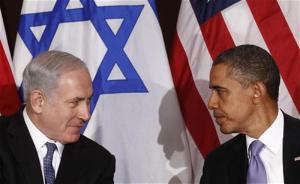 President Barack Obama meets Israel's Prime Minister Benjamin Netanyahu at the United Nations in New York